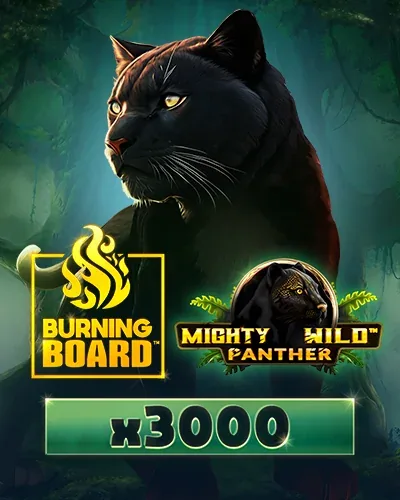 Mighty Wild: Panther Burning Board | Super Spin Casino