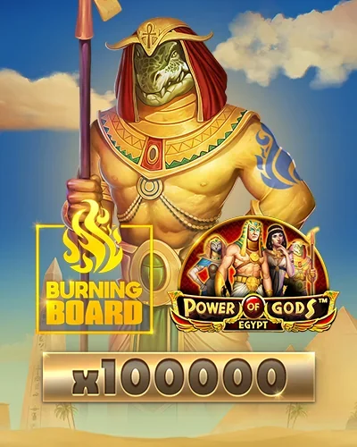Power of Gods: Egypt Burning Board chez Super Spin Casino